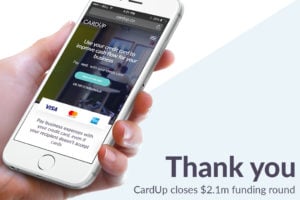 CardUp closes $2.1m funding round