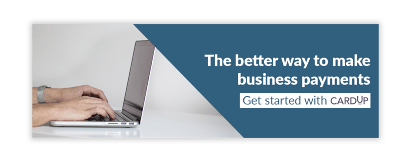 Sign up for CardUp Business